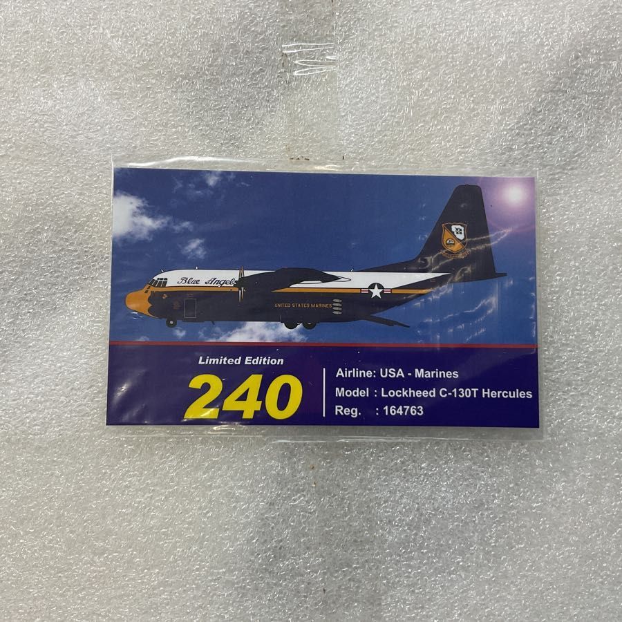 Aviation200 1/200 C-130T アメリカ海兵隊 ブルーエンジェルス ファット アルバート 164763 模型 Aviation200 1/200 C-130T アメリカ海兵隊 ブルーエンジェルス