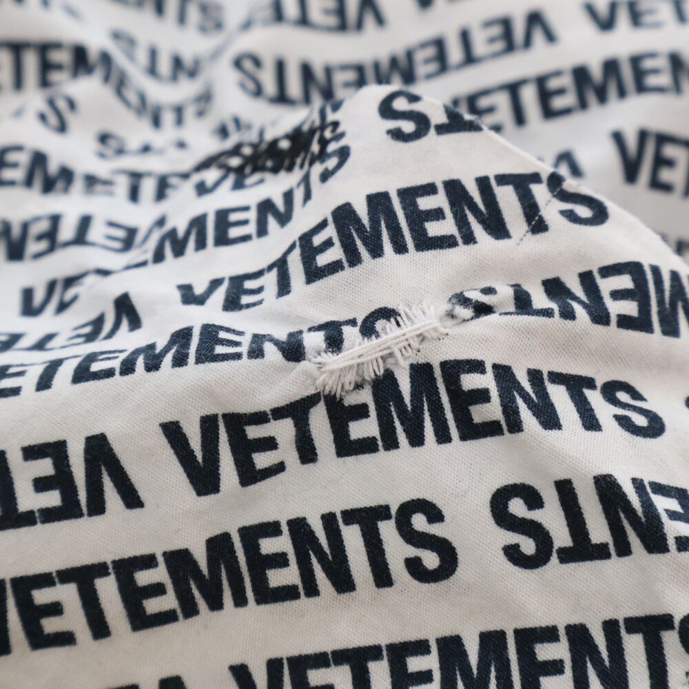 VETEMENTS (ヴェトモン) 18SS MONOGRAM OVERSIZED BD SHIRT