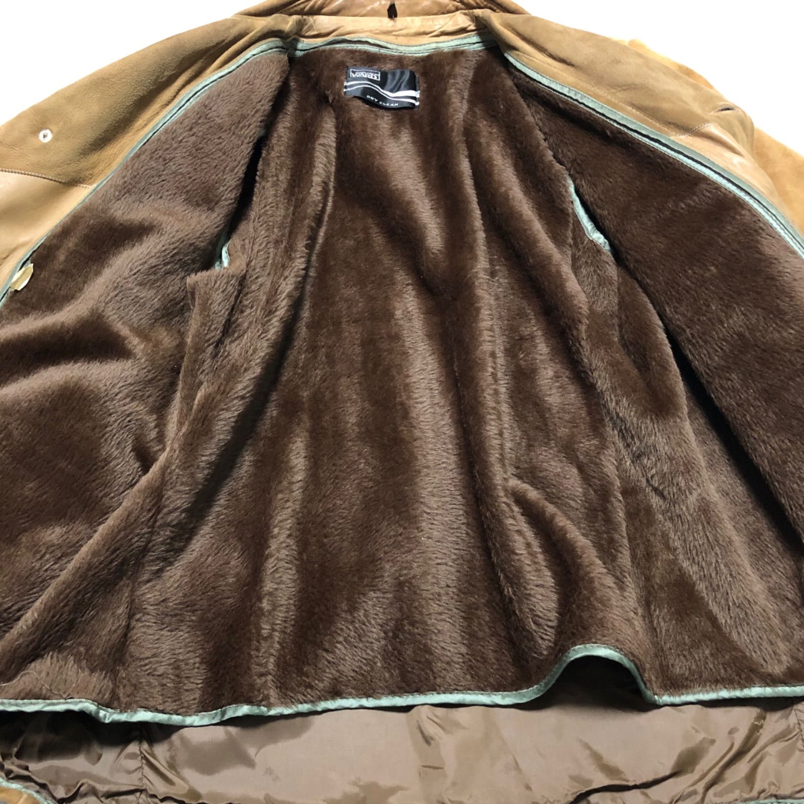 MONTGOMERY WARD レザーカーコート ウールライナー付 スエード