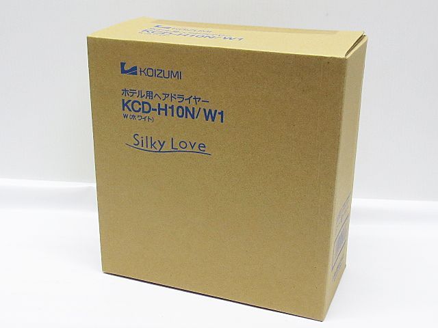 KOIZUMI 小泉成器 ホテル用ヘアドライヤー Silky Love KCD-H10N/W1 