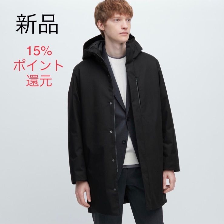 新品 UNIQLO ユニクロ ハイブリッドダウンコート XL - メルカリ