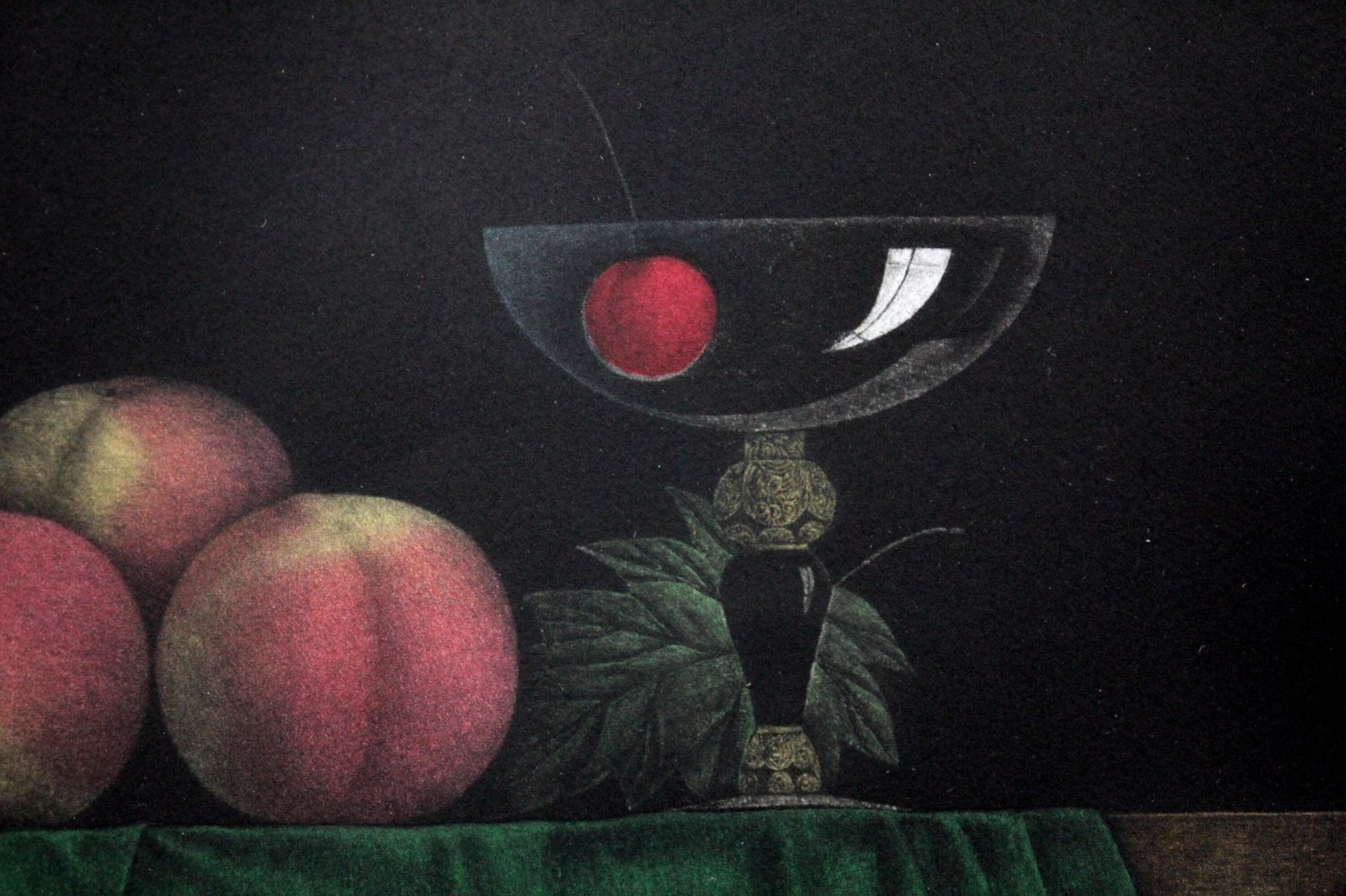 横井 巴『桃とさくらんぼ』銅版画【真作保証】 絵画 横井 巴『桃とさくらんぼ』銅版画【真作保証】 絵画 - メルカリ