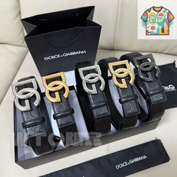 今日特価】Dolce&Gabbana エンボスレザーベルト-2 - メルカリ