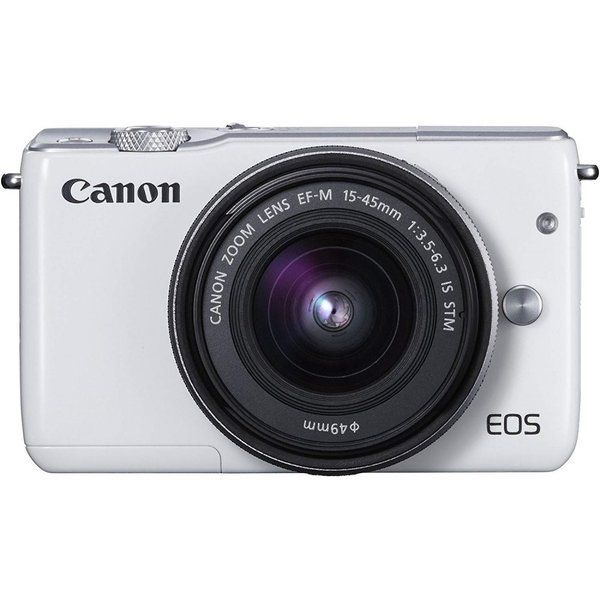 キヤノン Canon EOS M10 レンズキット ホワイト EOSM10WH-1545ISSTMLK SDカード付き - メルカリ