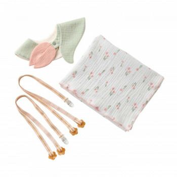 Hug youスタイ＆ガーゼケットメモリアルBOXギフト チューリップ PK K55-07606