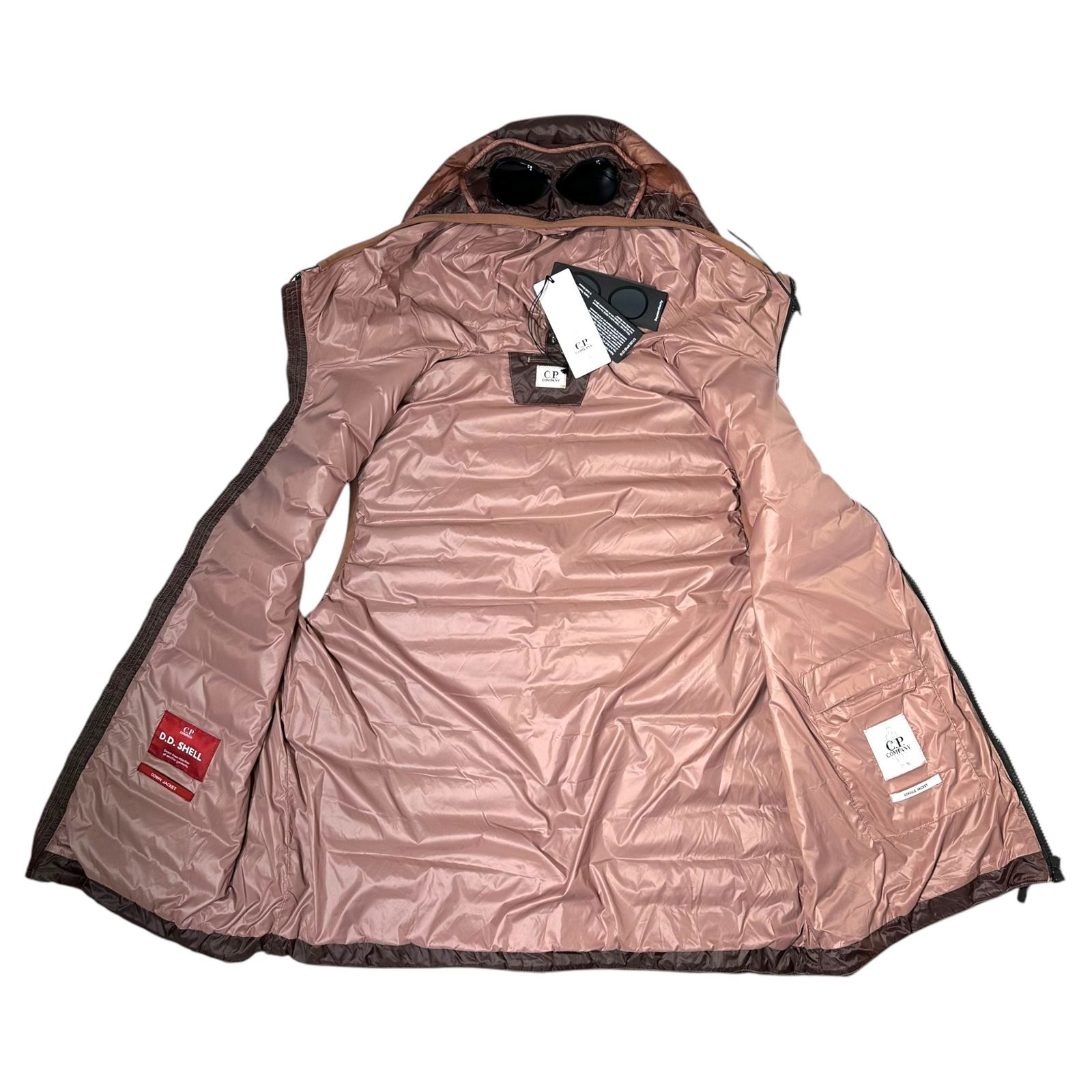 C.P.COMPANY(シーピーカンパニー) D.D.SHELL GOGGLE DOWN VEST