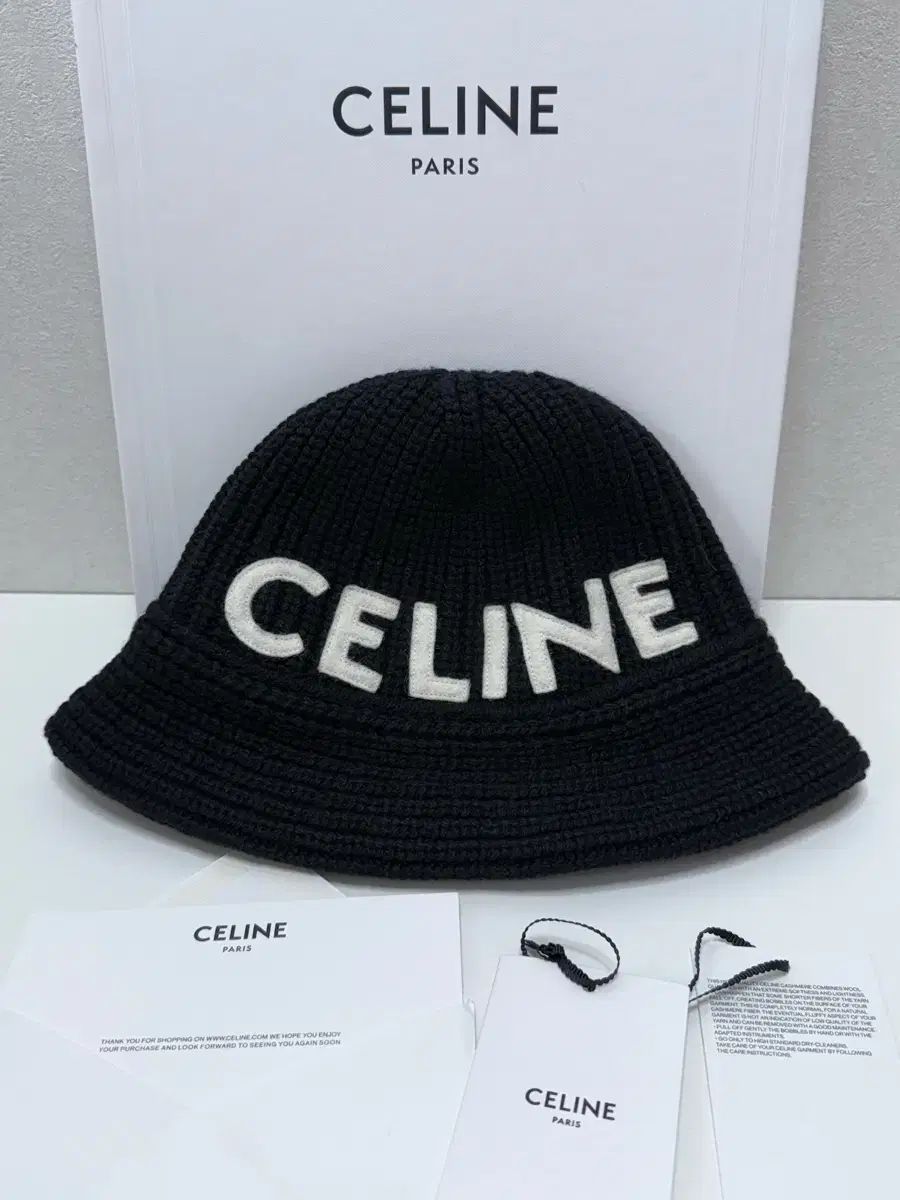 販売のみ セリーヌ カシミヤ バケットハット ビーニー