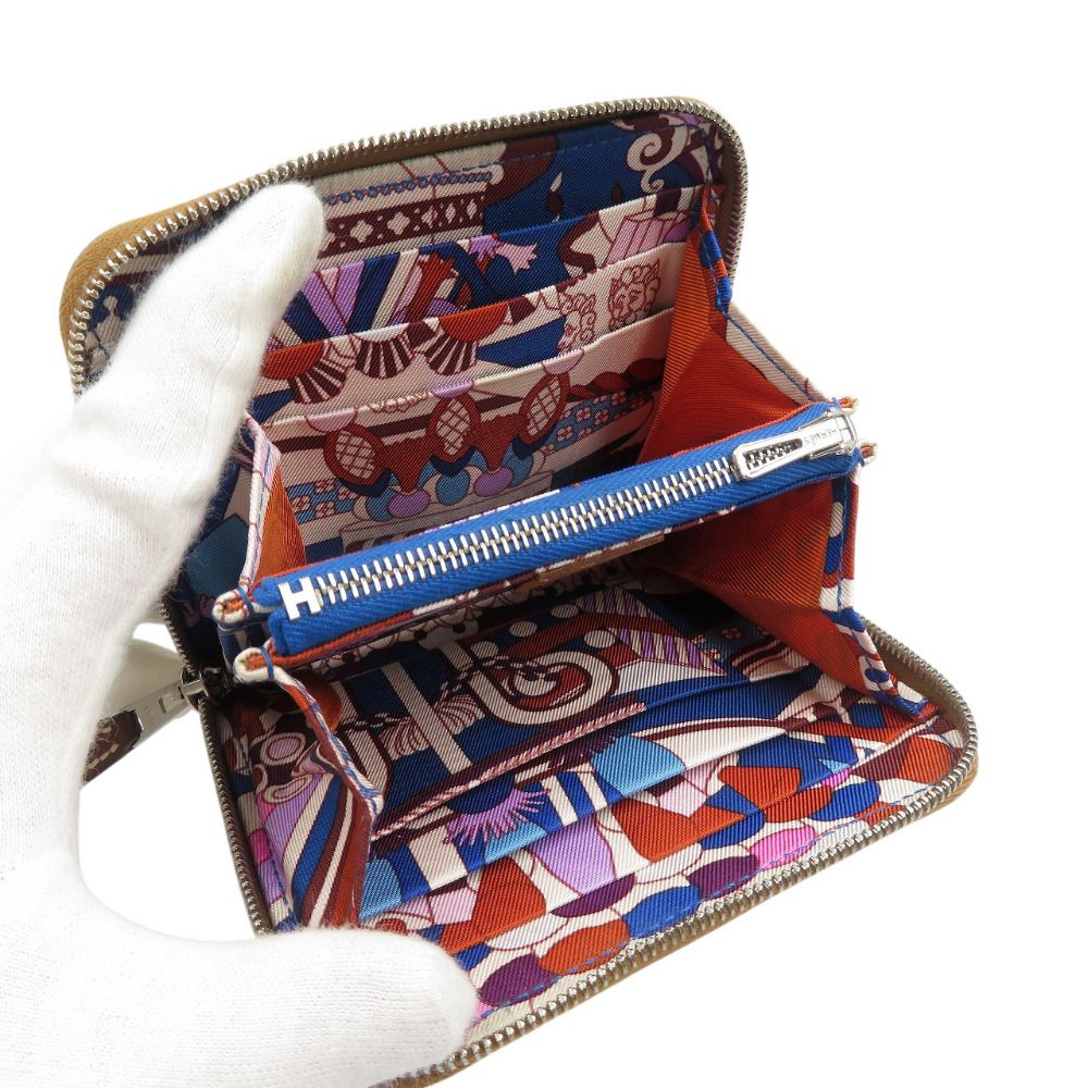 美品 エルメス アザップ シルクイン コンパクト ヴォーエプソン シルク