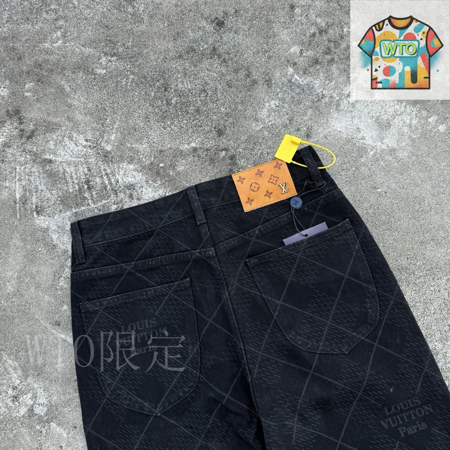 今日特価】Louis Vuitton Black Aurora Jeans ルイヴィトン 黒