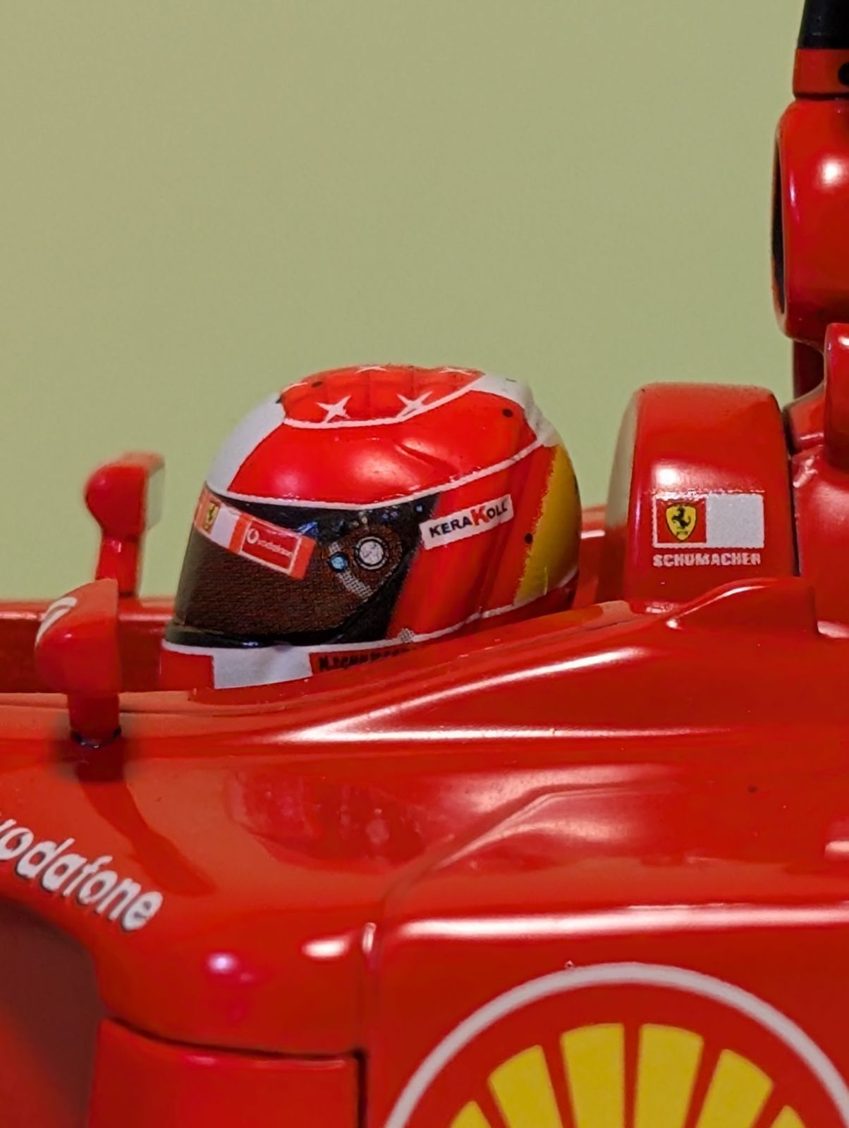 2002年序盤戦限定マシン 1/18 マテル フェラーリF2001 2002年モデル