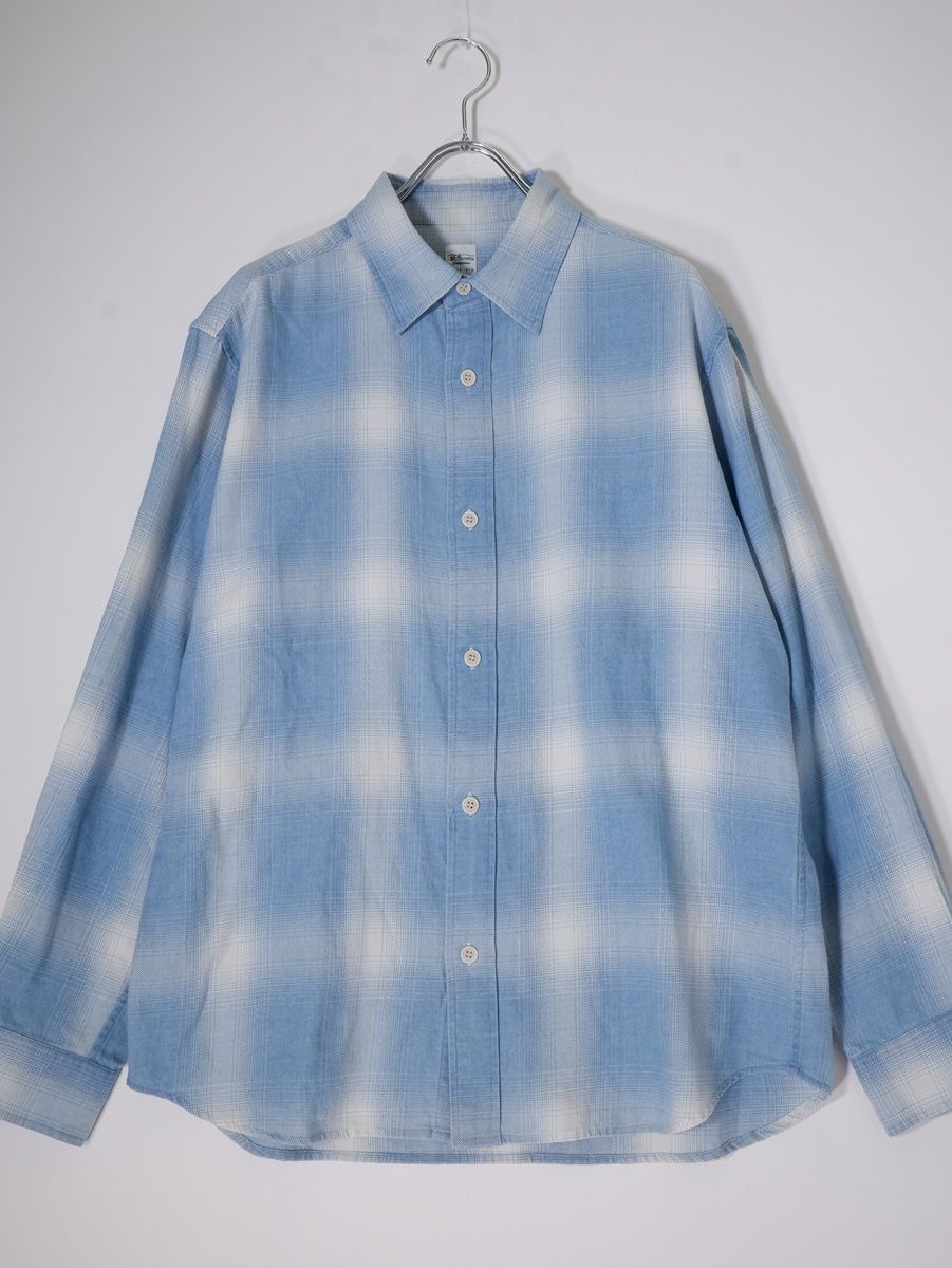 Ron Harmanロンハーマン 2024SS Indigo Ombre Checked Flannel