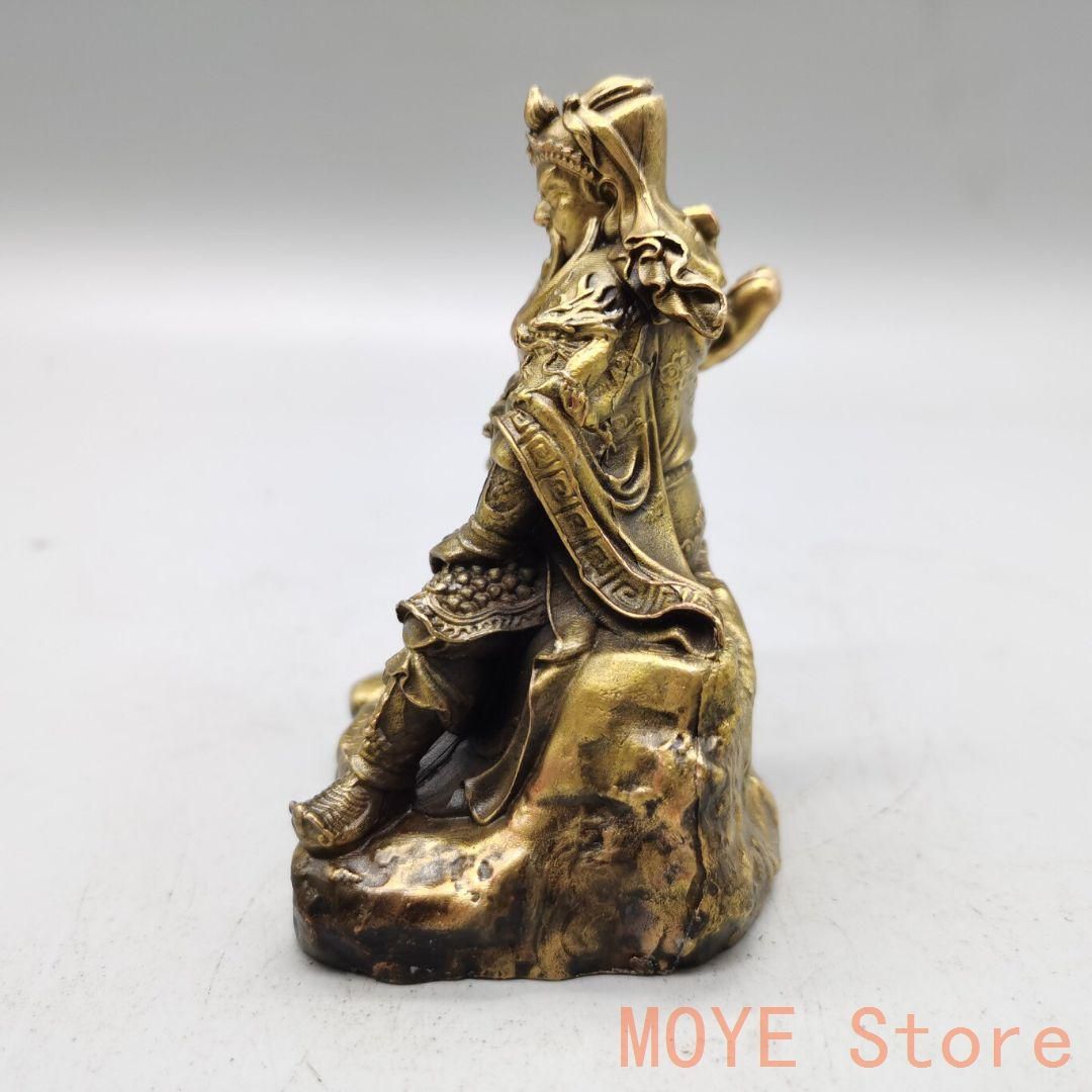 銅器 銅像 武財神 関羽 関二爺仏像 置物 開運 風水 招財 工芸品 銅器 銅像 武財神 関羽 関二爺仏像 置物 開運 風水 招財 工芸品