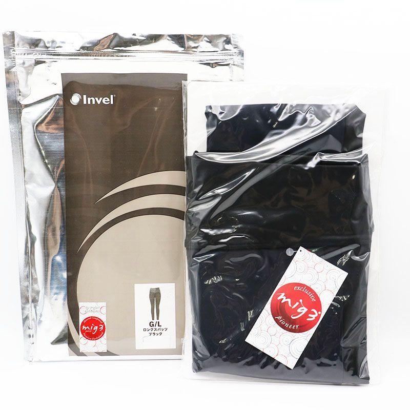 ♥ インヴェル Invel ロングスパッツ G|L Invel MIG3 ロングスパッツ ブラック G|L レディース ACTIVE LEGGING HIGH WAIST LONG FEMALE L MR7-09-195