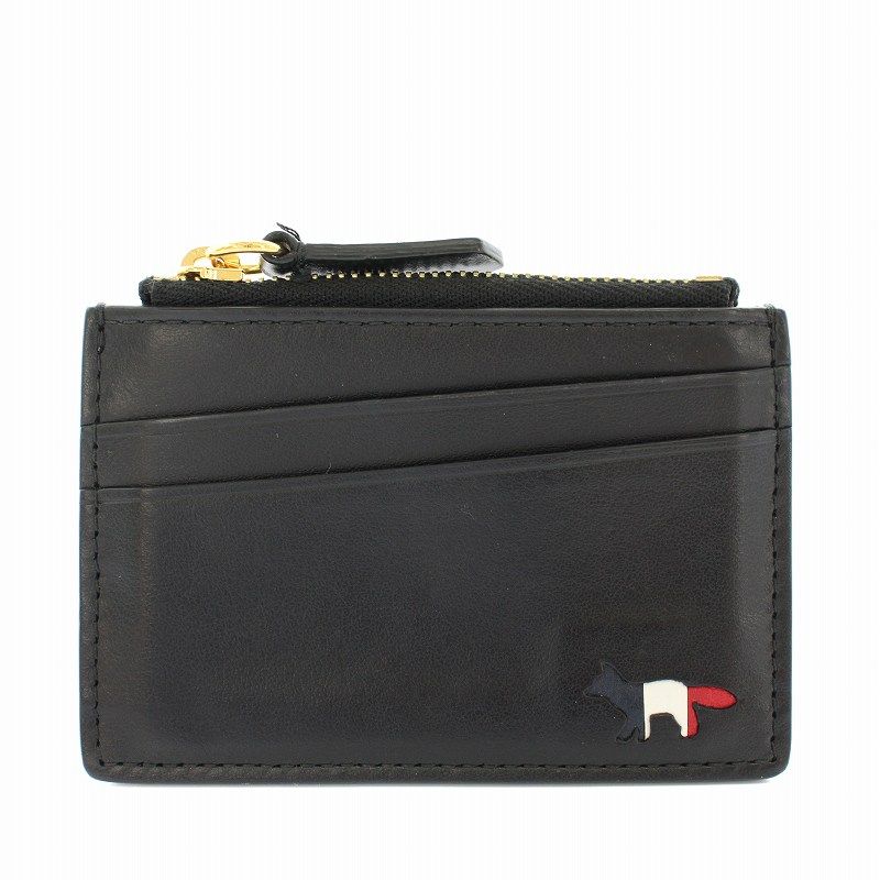 N.Flying キャラクター型カードケース 黒 PRADA FW25 Black leather card holder (2MC067QHH F0002 N78