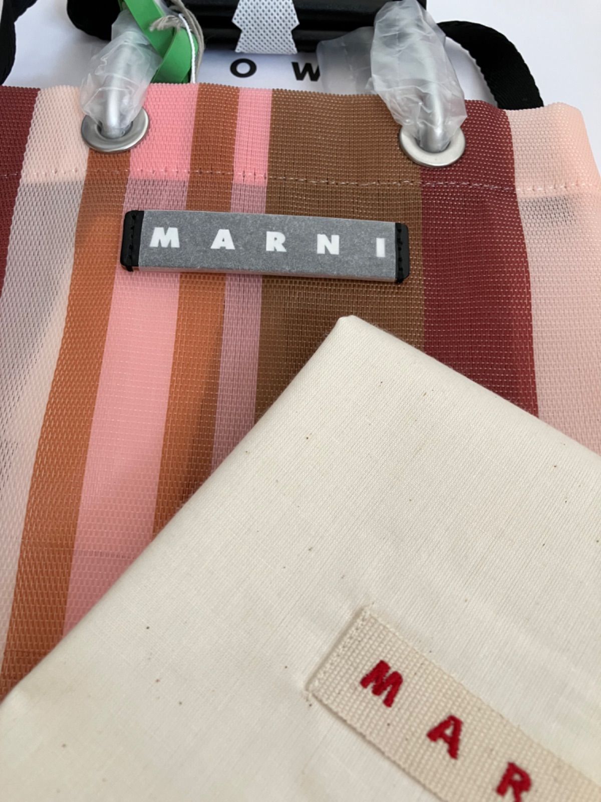 MARNI ストライプミニショルダーバッグ ブルエッテ 新品 マルニ
