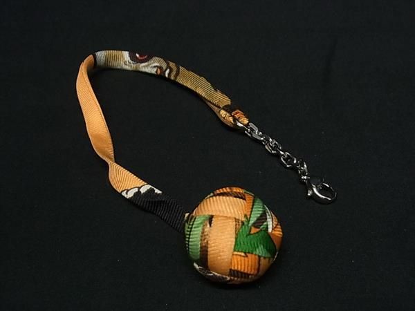 HERMES エルメス ブックマーカー 栞 しおり 文房具 レディース メンズ オレンジ系×マルチ FN1563