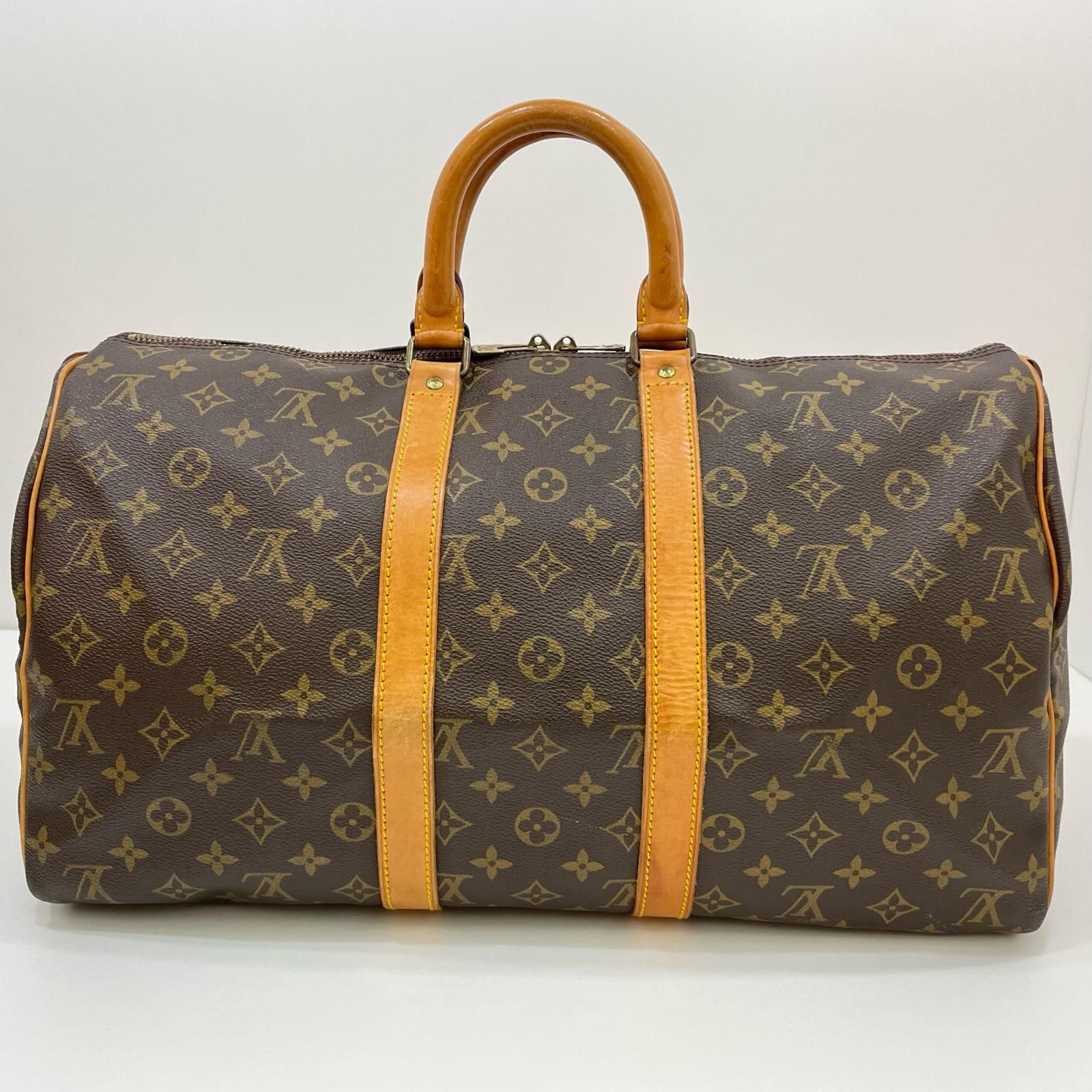 ヴィトン モノグラム ブラウン ボストンバッグ ルイ・ヴィトン LOUIS VUITTON キーポル45 M41428 ブラウン