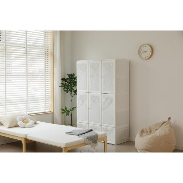 ワードローブ 折りたたみ式ラック