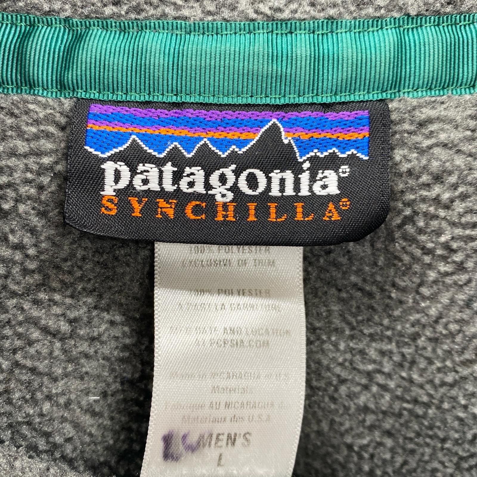 patagonia SYNCHILLA ｽﾅｯﾌﾟTEE L ｸﾞﾚｰ