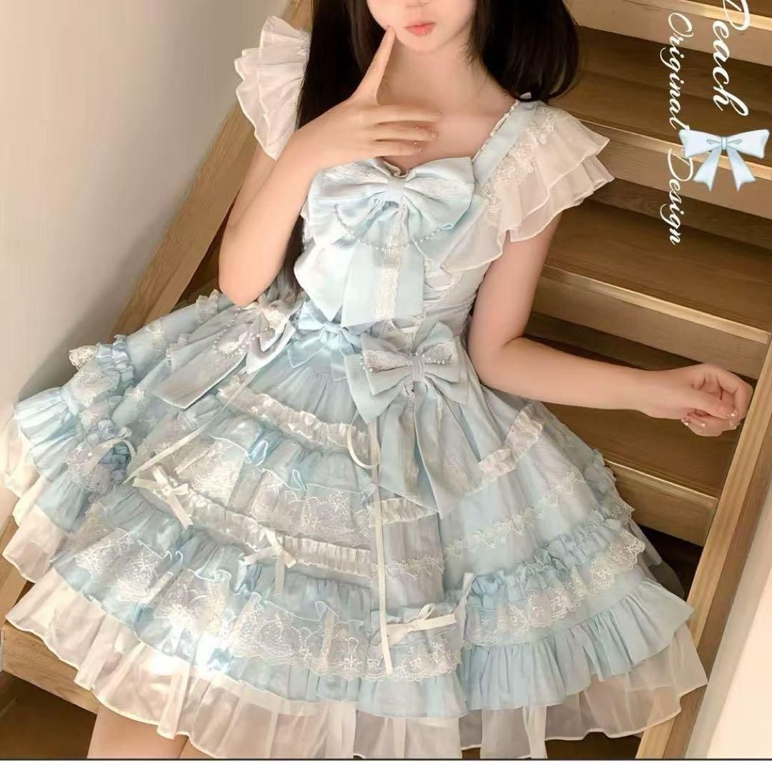 お嬢様 めめしい メイド衣装　可愛いドレス フェチ ロリータ コスプレワンピース お嬢様 めめしい メイド衣装 可愛いドレス フェチ ロリータ