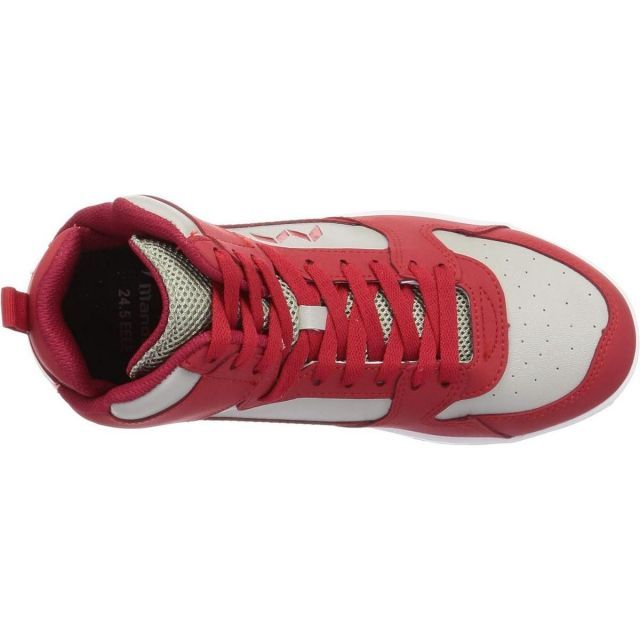 丸五 MARUGO マルゴ マンダムEZ 007 レッド 27.0cm 安全靴 スニーカー