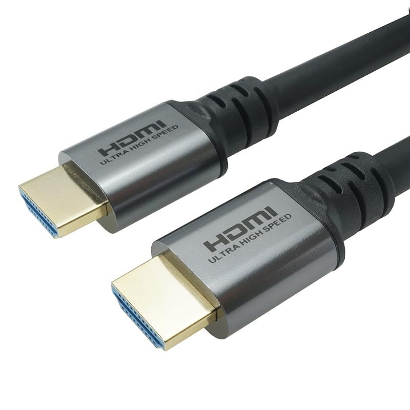ホーリック HDMIケーブル 8m 8K/60p 4K/120p 48Gbps HDMI 2.1 HDR シルバー HDM80-009SV