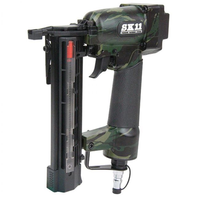 SK11 エア仕上釘打機 フィニッシュネイラー SA-F35L-X1CA 釘足長12~35mm 迷彩柄 1年保証付き 軽量 カモフラージュ