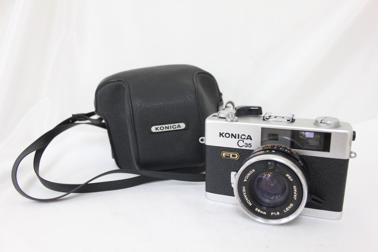 返品保証 コニカ Konica C35 FD Hexanon 38mm F1.8 カメラ M5278