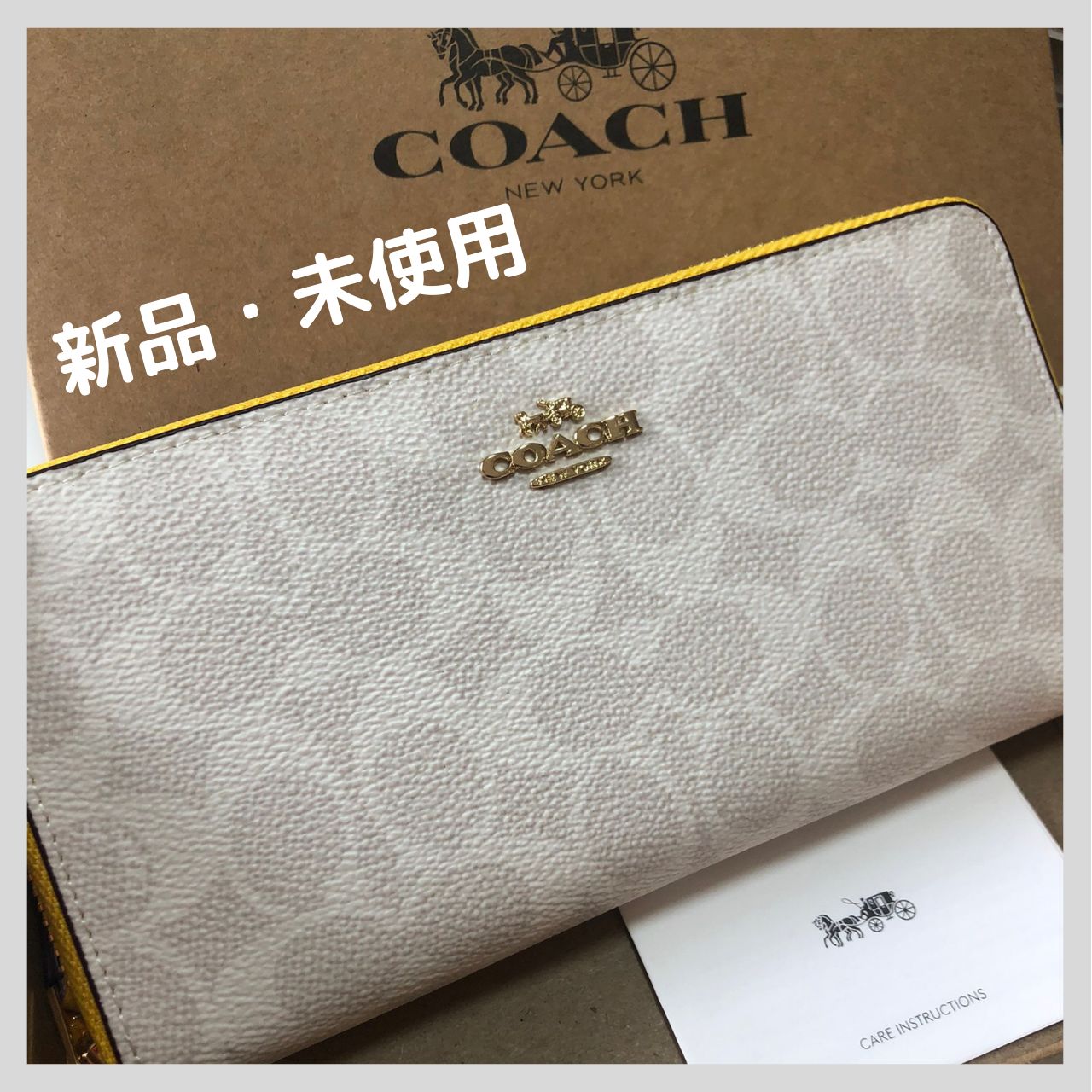 ⭐️COACH 大人気 シグネスチャー 長財布 新品・未使用 ⭐️ - New