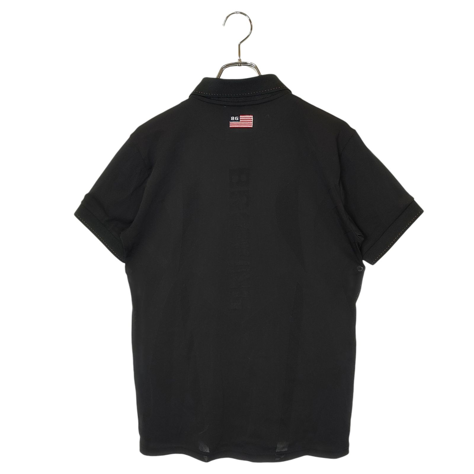 BRIEFING GOLF ブリーフィングゴルフ 23SS W RUSSEL POLO 半袖 ポロシャツ BRG231M03 M ブラック|レッド メンズ