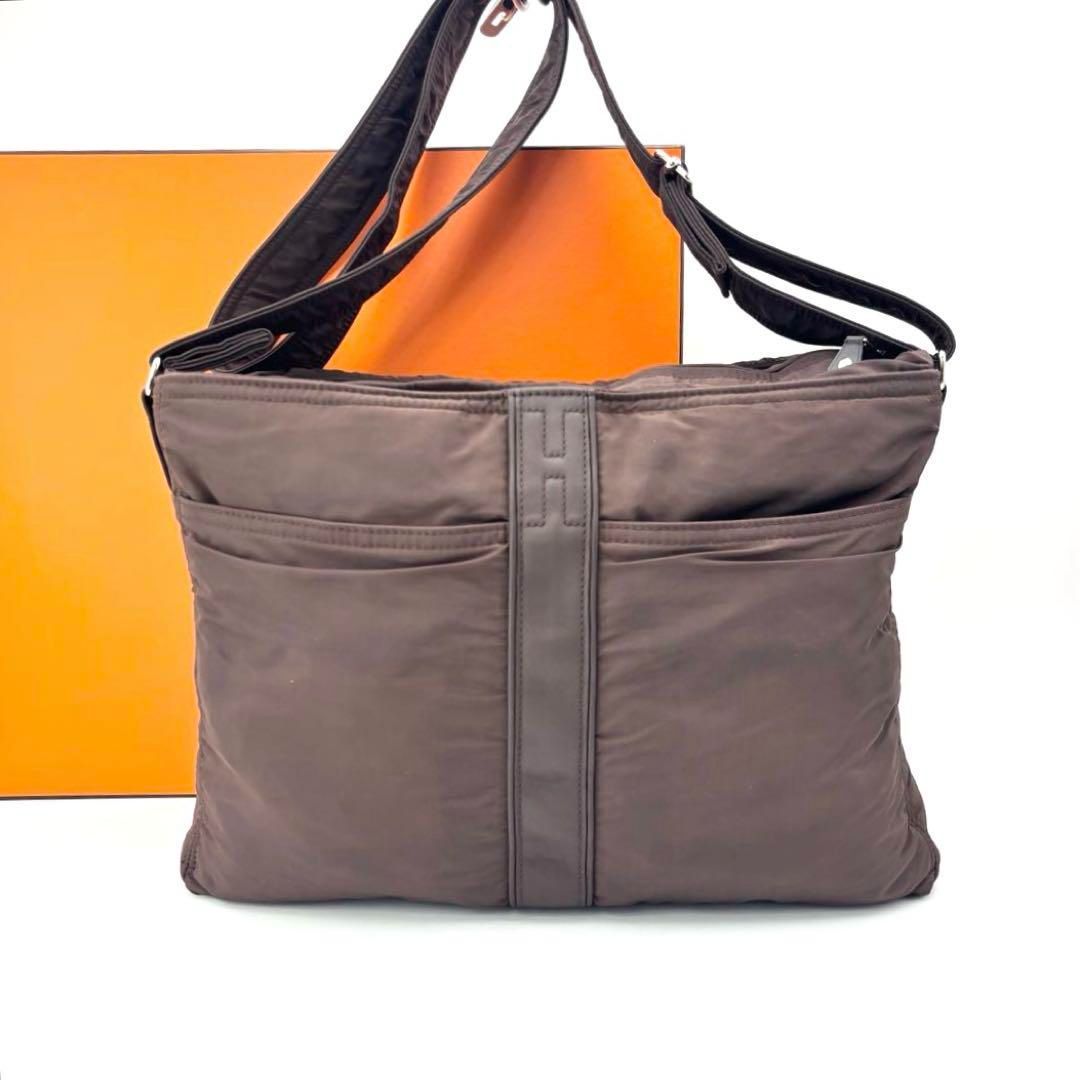 HERMES エルメス アカプルコ バサスMM ショルダーバッグ ブラウン アカプルコバサスMM/質屋 さのや ブランド 通販サイト