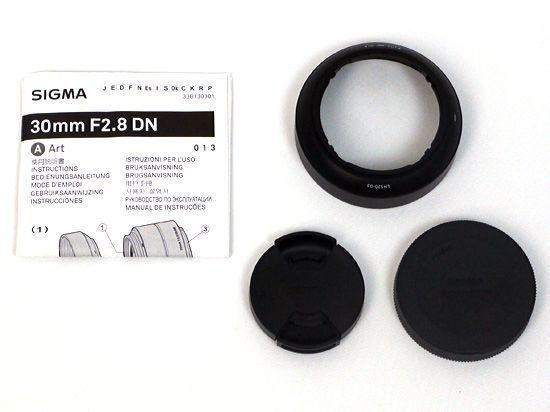 bn:15] シグマ 単焦点レンズ 30mm F2.8 DN ブラック ソニー用 元箱あり