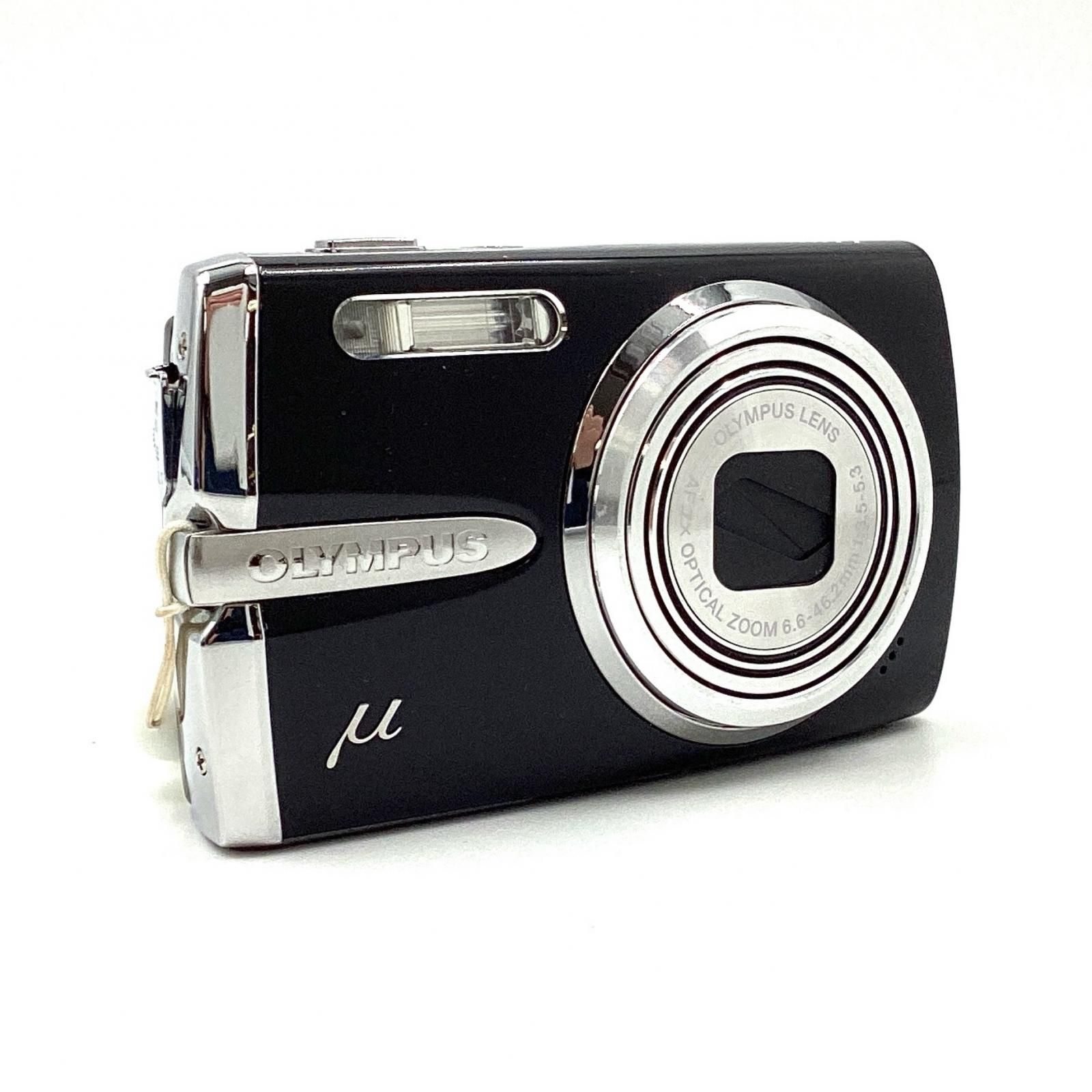 OLYMPUS コンパクトデジタルカメラ μ 1020 ブラック 美品 動作確認済