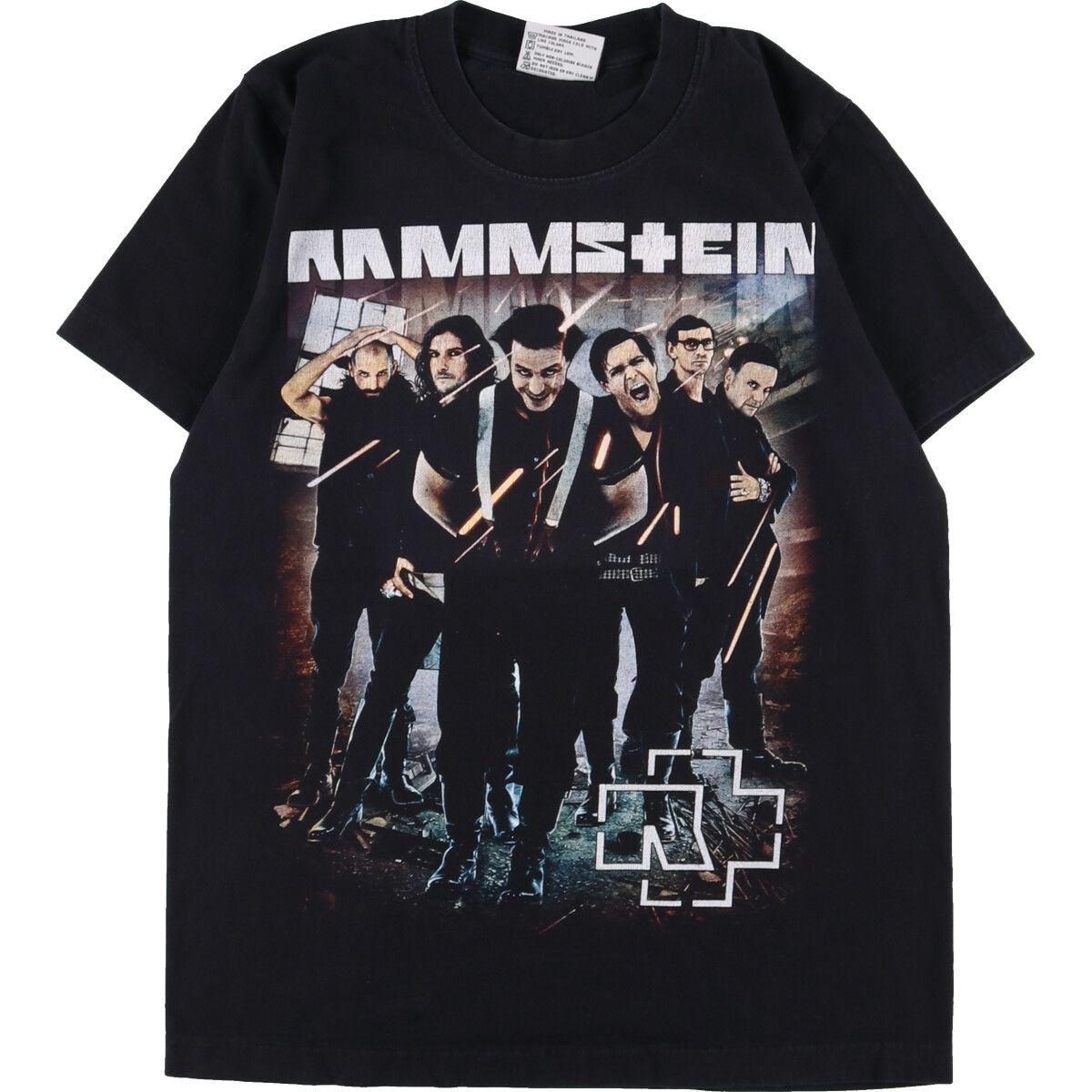 古着 THE ROXX RAMMSTEIN ラムシュタイン 両面プリント バンドTシャツ 