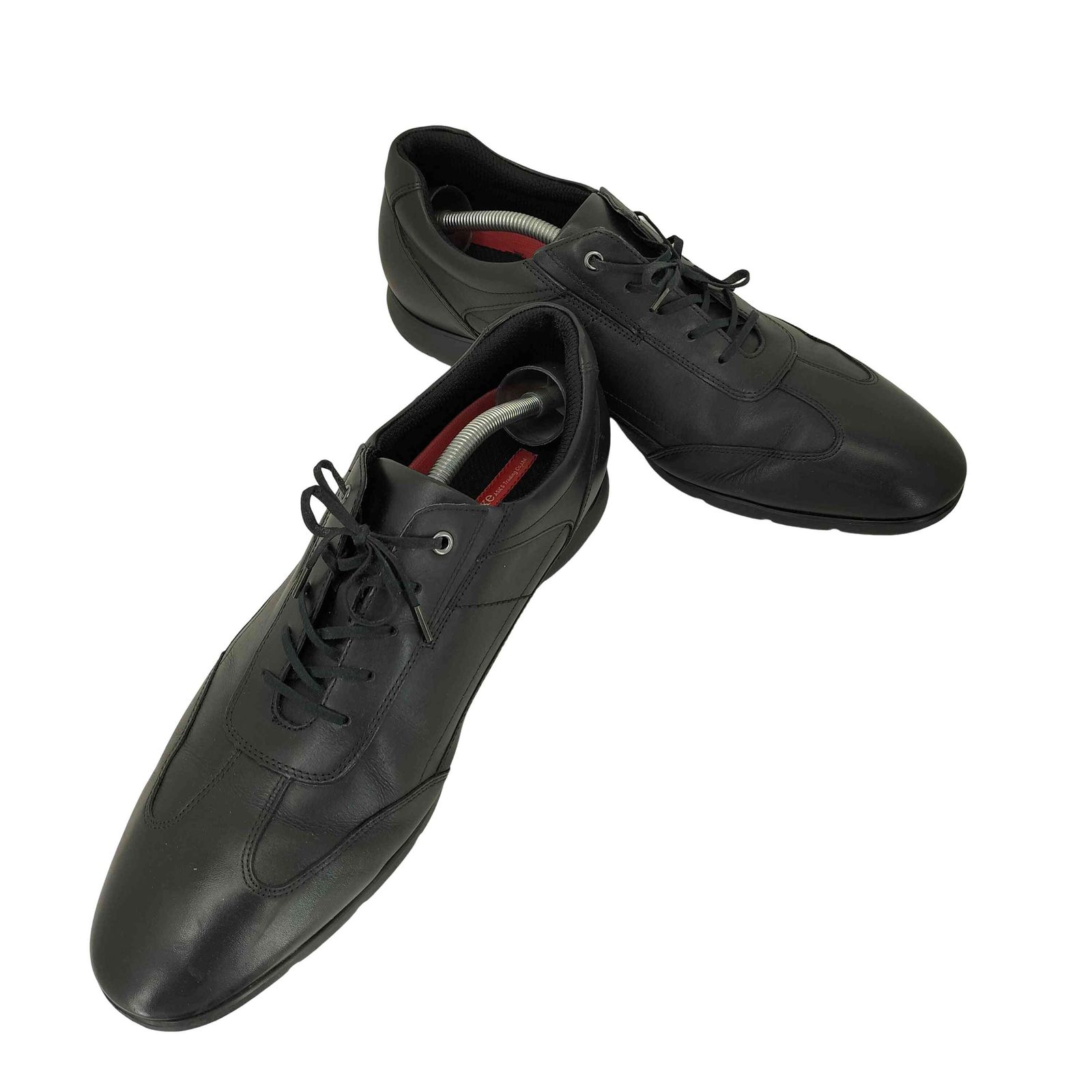 美品 27㎝◎asics アシックス texcy luxe レザースニーカー 黒 texcy luxe アシックス商事 スニーカー メンズ ローカット