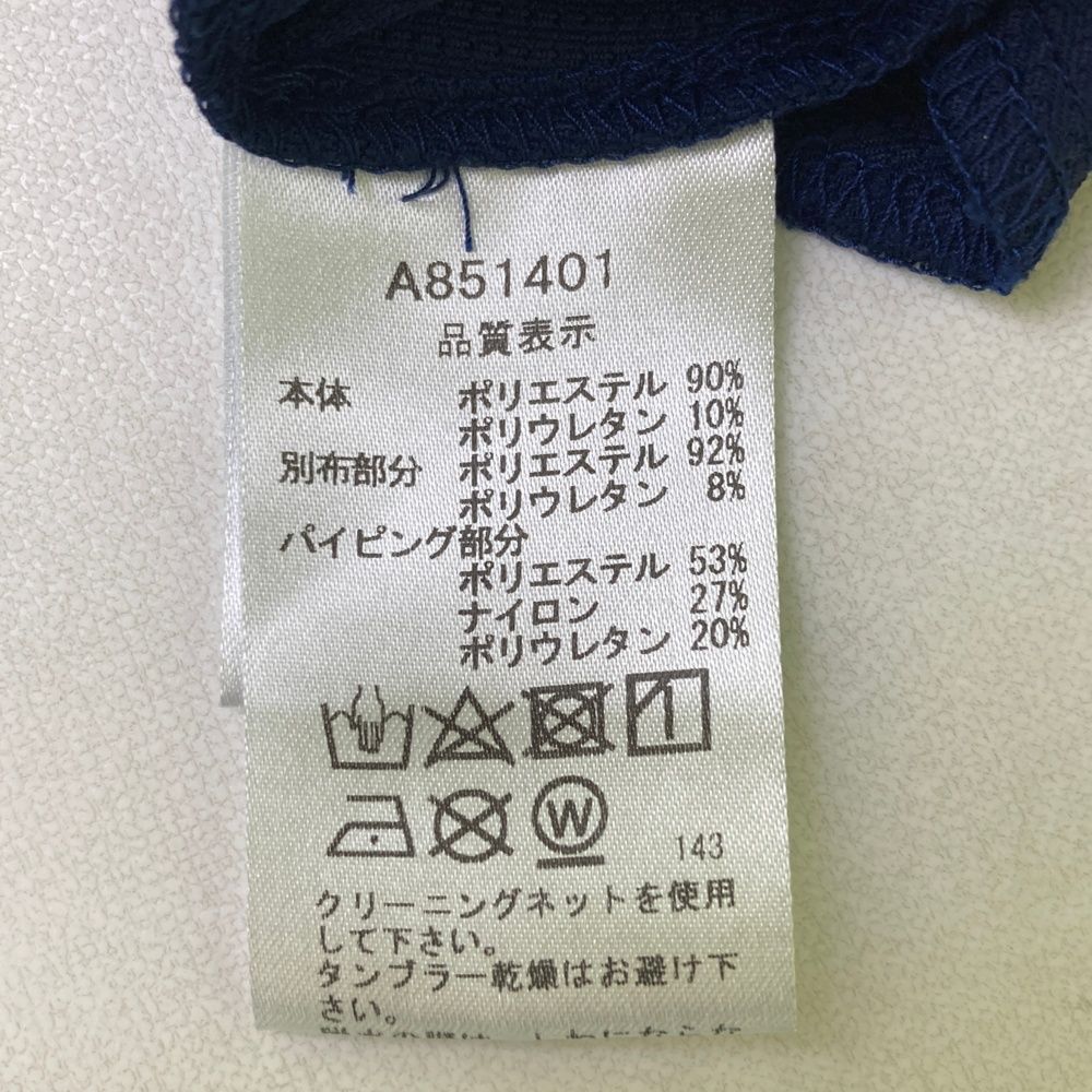 サイズ：38 ARCHIVIO アルチビオ  袖フリル ノースリーブワンピース  ネイビー系 [240101499257] ゴルフウェア レディース ストスト サイズ：38 ARCHIVIO アルチビオ 袖フリル ノースリーブ