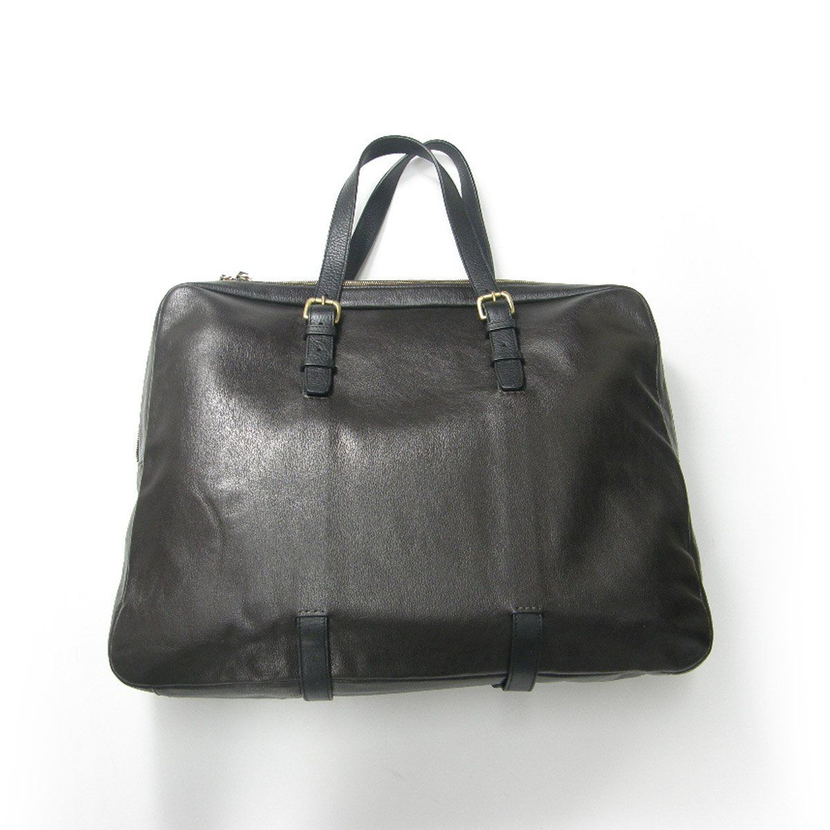新品】 dunhill ／ ダンヒル 大型 バッグ 水牛革 レザー 肩掛け PC 