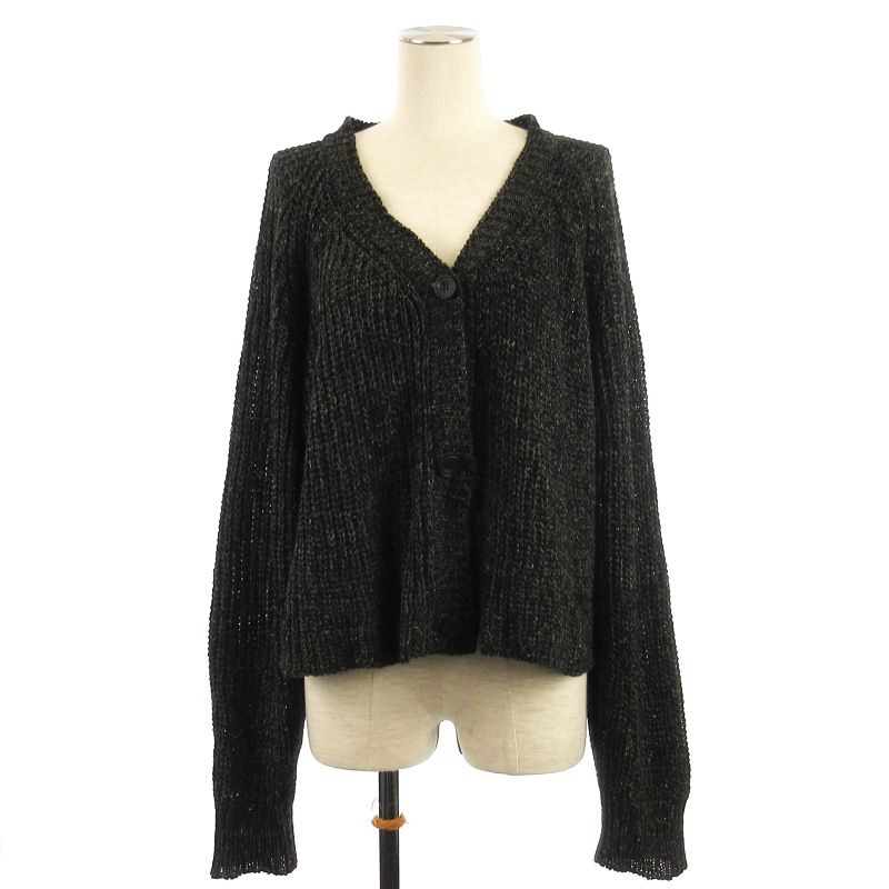 Deuxieme Classe neo beauty カーディガン 22SS 黒 ドゥーズィエムクラス DEUXIEME CLASSE 22SS Multiply ニット