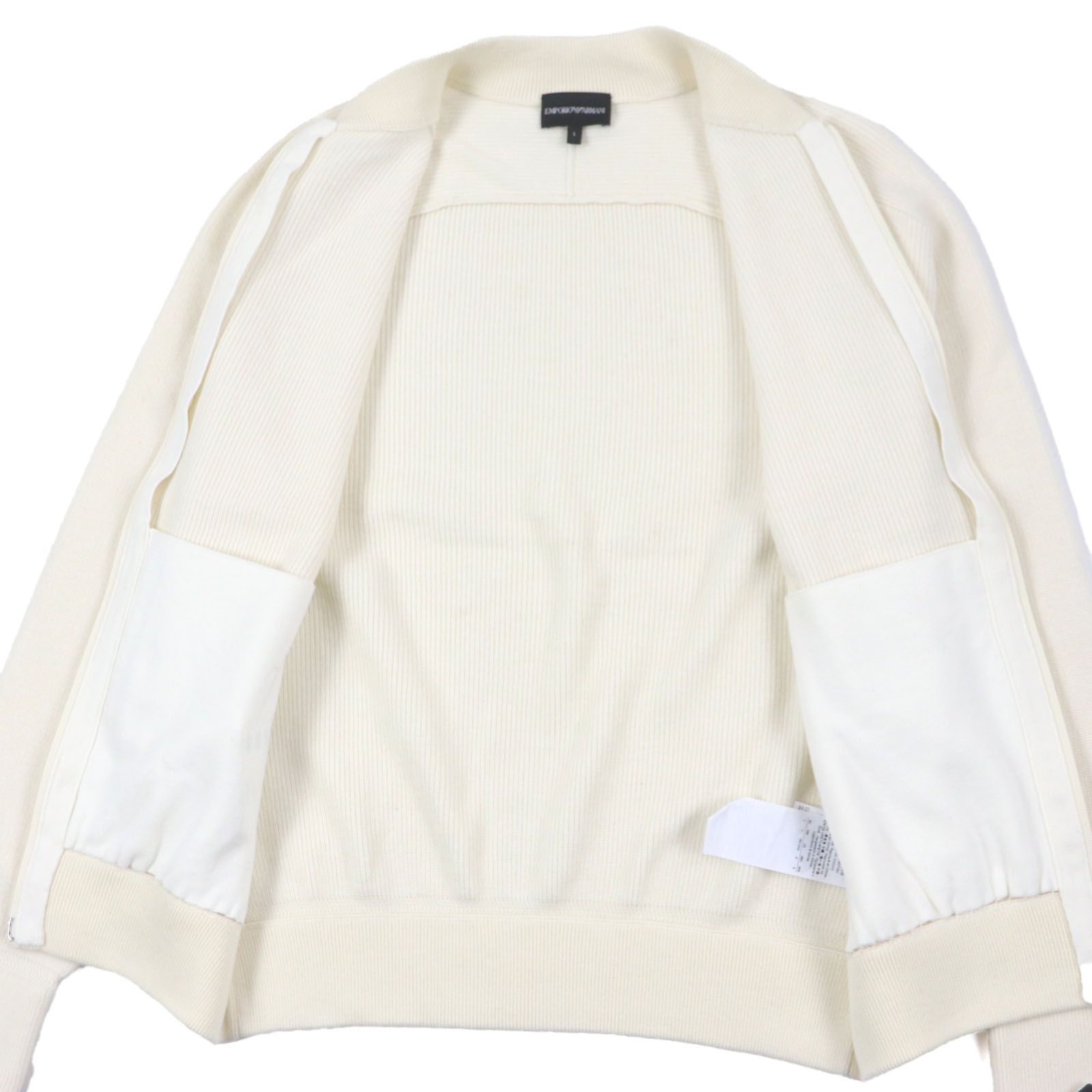たみ様ご予約品　　　　極美品☆EMPORIO ARMANI ニットブルゾン 極美品▽EMPORIO ARMANI エンポリオ アルマーニ 2023年製 ウール