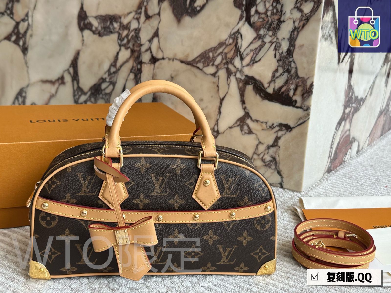 今日WTO】村上隆 ×Lv 白三彩ボウリングバッグ Takashi Murakami