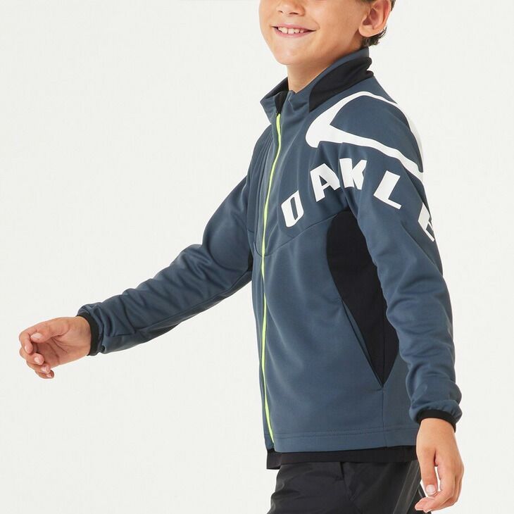 低価格！ オークリー キッズ ジャージ 上下 OAKLEY 長袖ジャケット ロングパンツ セットアップ 子供服 140-160cm ジュニア ユース 子ども用 スポーツウェア 上下組 吸汗速乾 ジャージー トラックスーツ 運動|FOA408311-408331