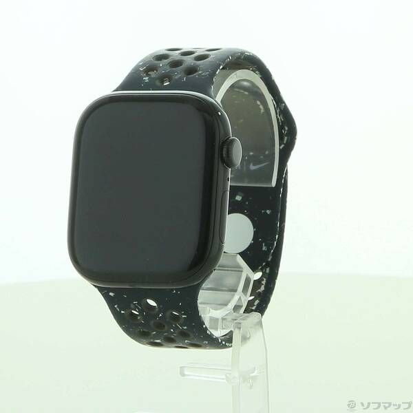 〔 品〕 Apple Watch Series 10 GPS 46mm ジェットブラックアルミニウムケース ミッドナイトスカイNikeスポーツバンド 269