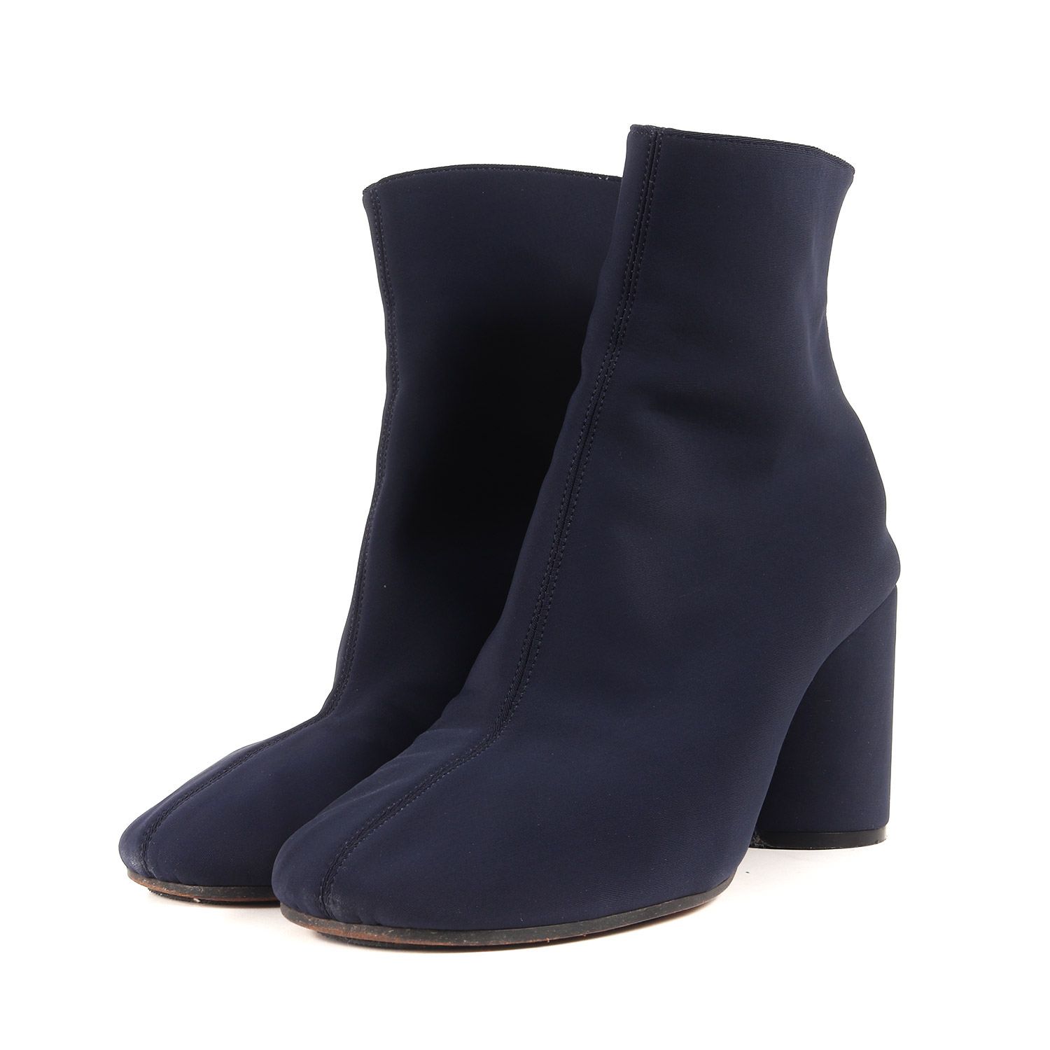 マルタンマルジェラ濃紺スエードブーツ