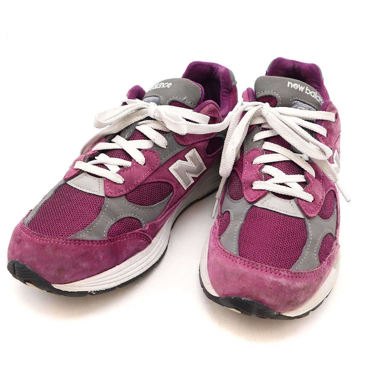 NEW BALANCE ニューバランス スニーカー パープル 27.5cm M992BA  