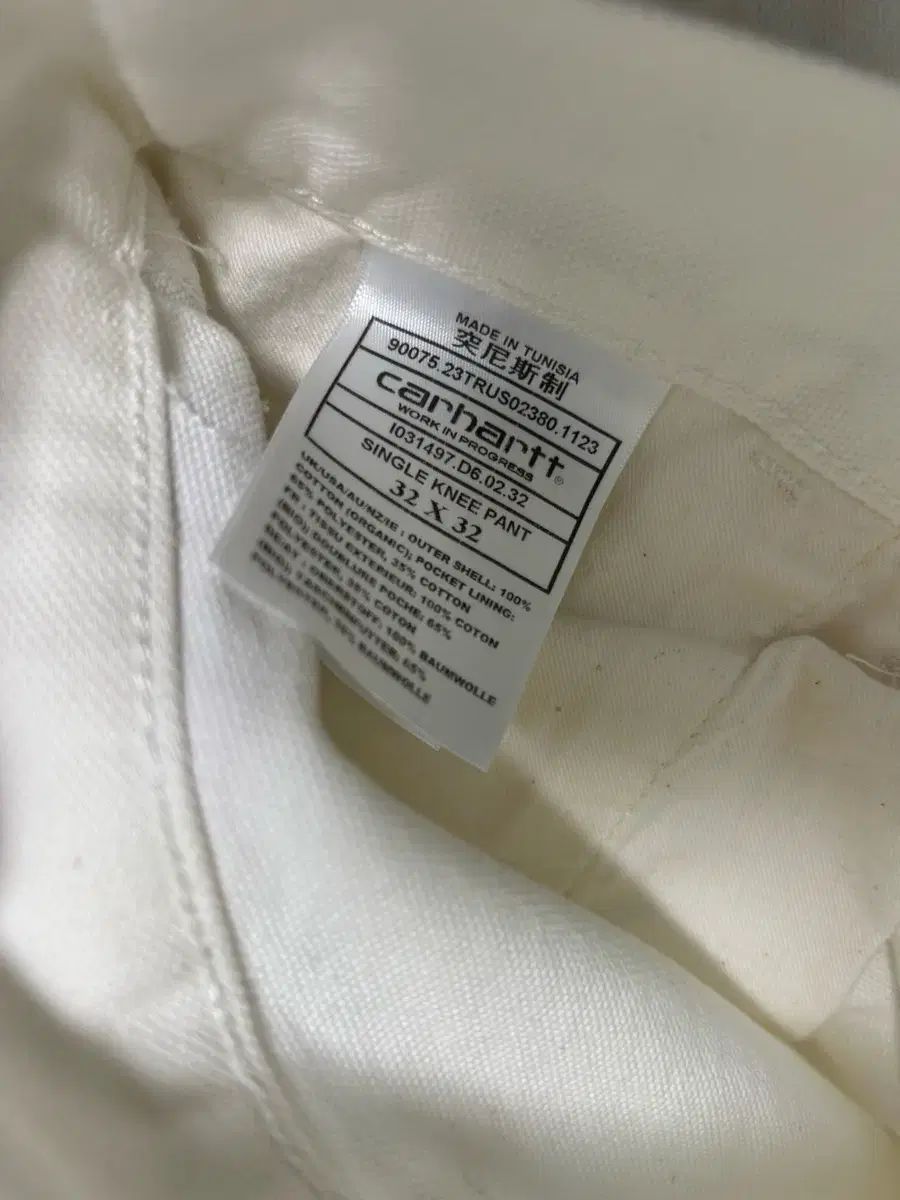  Carhartt カーハート wip シングルニー オガニック オフホワイトパンツ 32 チノパン パンツ