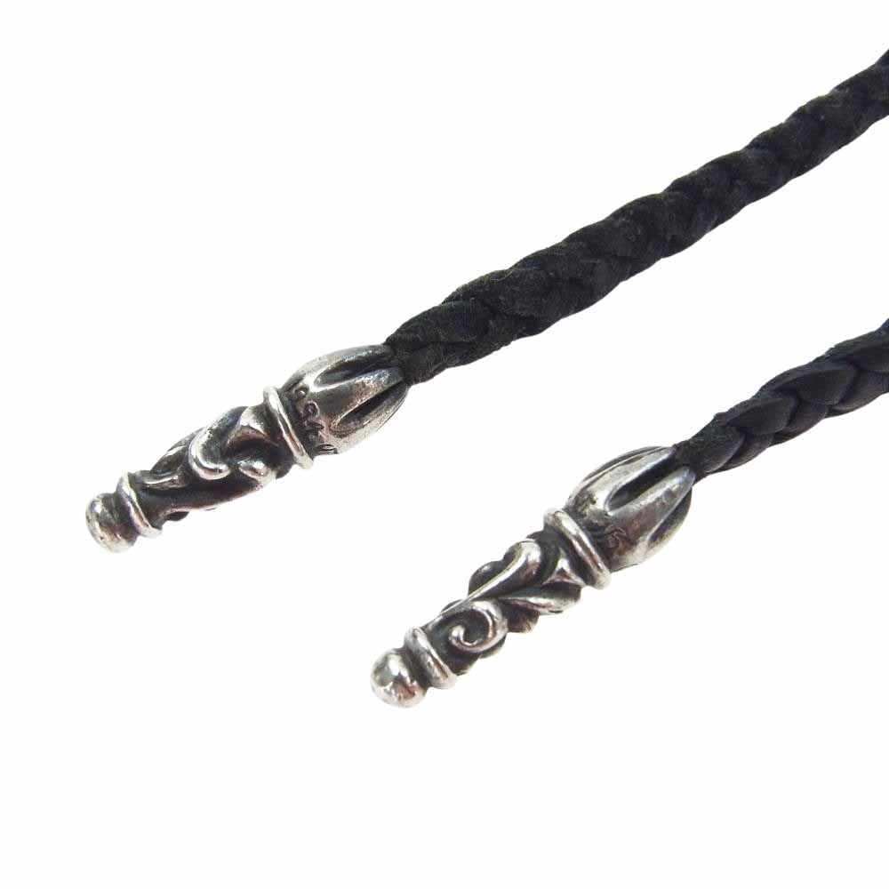 CHROME HEARTS クロムハーツ（原本無） LEATHER BRAID スクロール