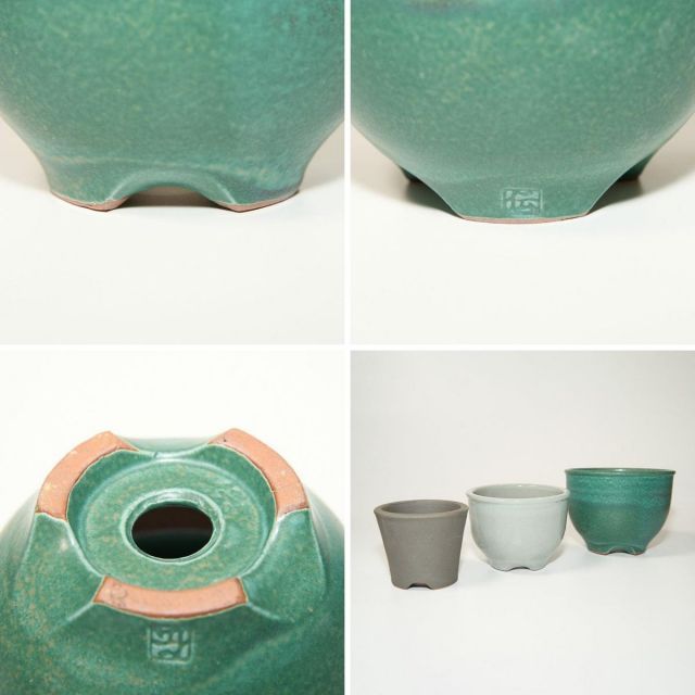 種類1：3号 直径9cm 陶器 植木鉢 コウロ鉢 雑貨 ギフト おしゃれ 高級