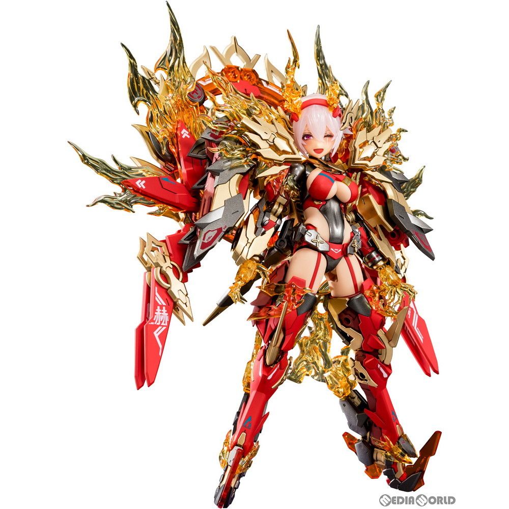 メガミデバイス 1|1 皇巫 スサノヲ 紅蓮 オウブ スサノヲ グレン プラモデル KP745 コトブキヤ