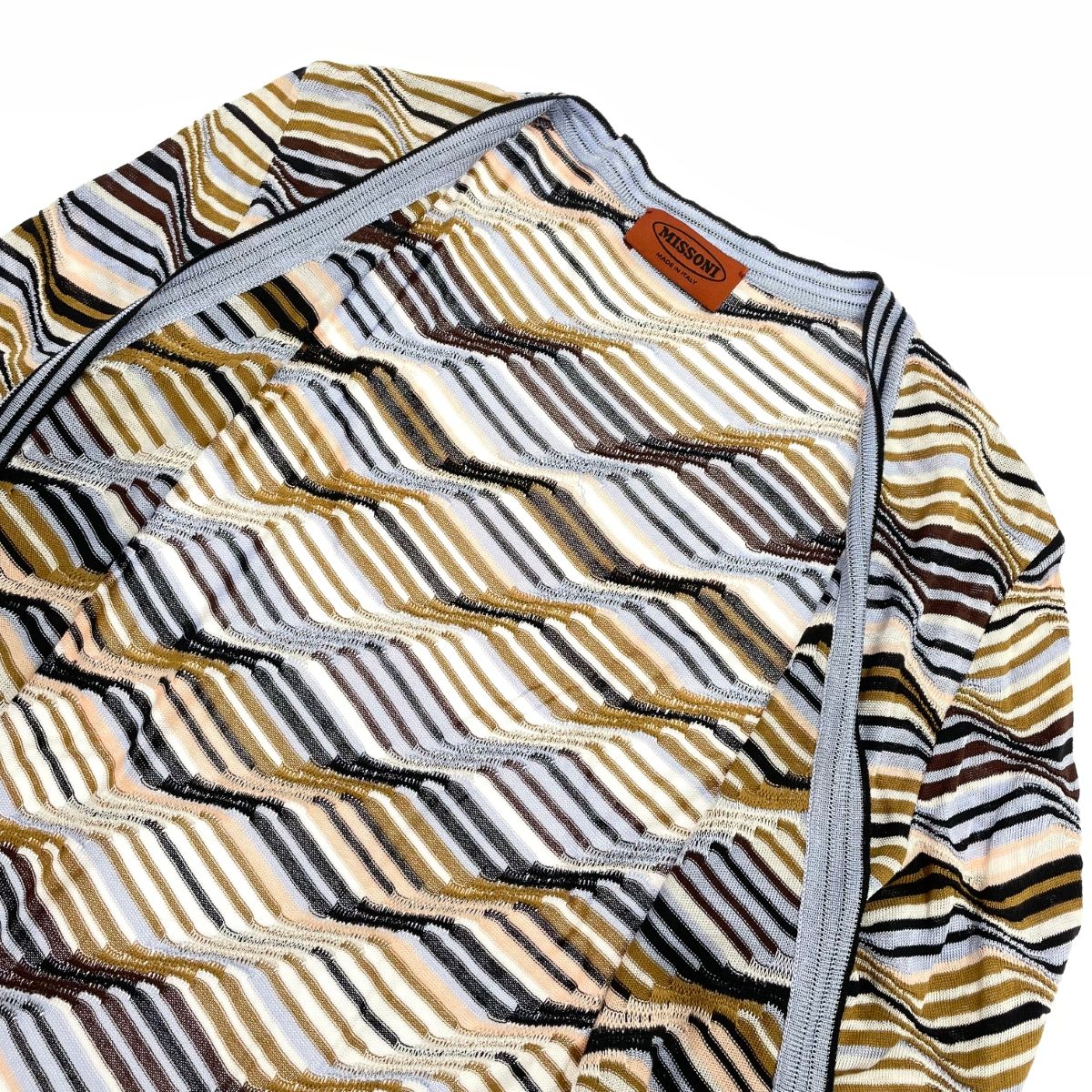 MISSONI ミッソーニ カーディガン サイズ:21 マルチカラー シルク