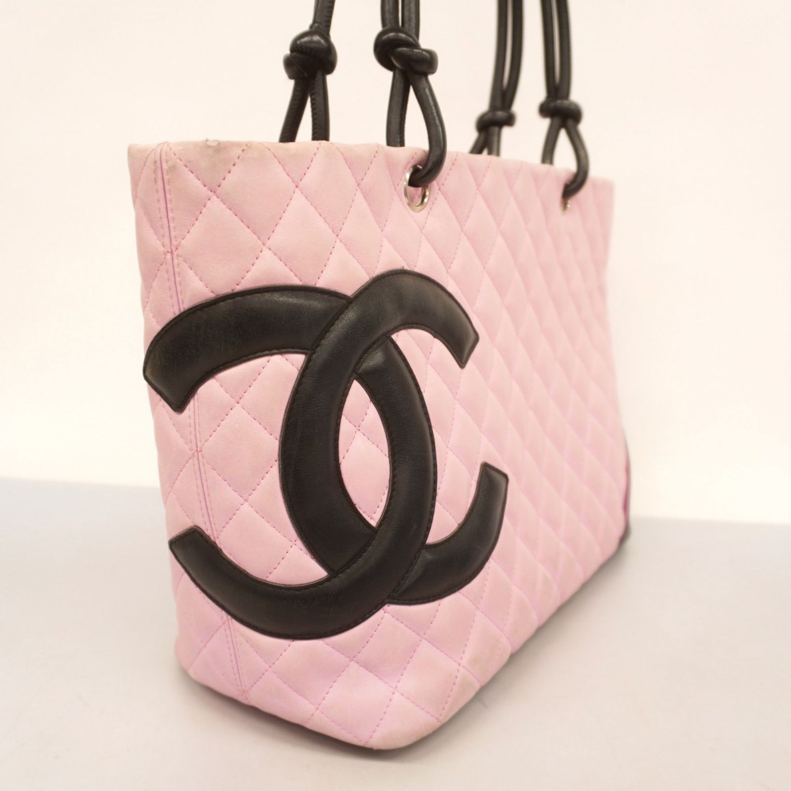 シャネル(Chanel) シャネル トートバッグ カンボン ラムスキン